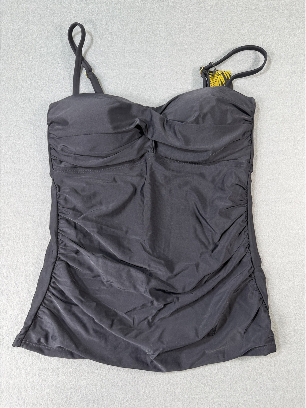 Bikinx Black Ruched Tankini Size Medium